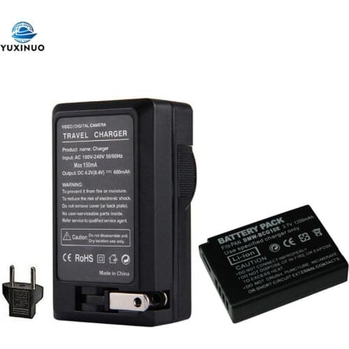 3.7V 1200mAh DMW-BCG10E BCG10PP BCG10 Battery + AC Charger for Panasonic DMC ZS3 ZS1 ZR1 ZS5 ZS7 TZ7 ZS20 ZS3A ZS3K TZ6 TZ7 TZ26