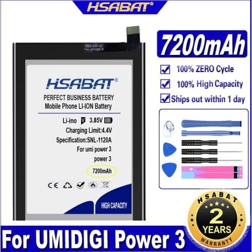 HSABAT Power 3 6800mAh Battery for UMI UMIDIGI Power 3 Batteries