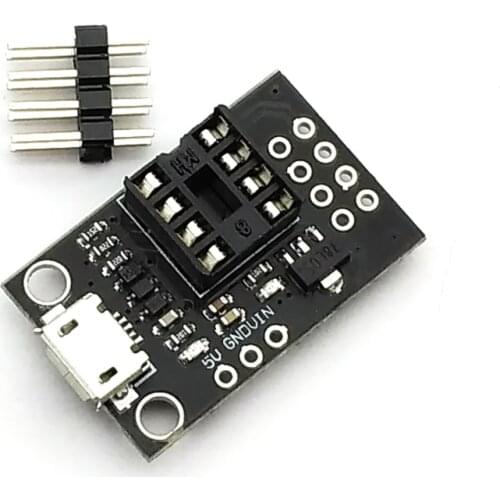 ATtiny13A/ATtiny25 /ATtiny45/ATtiny85 Pluggable Development Programming Bare Board