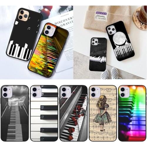 PXCHENG Art Piano Sheet music Butterfly Phone Case For iPhone 12 Mini 11 Pro XS Max X XR 7 8 Plus