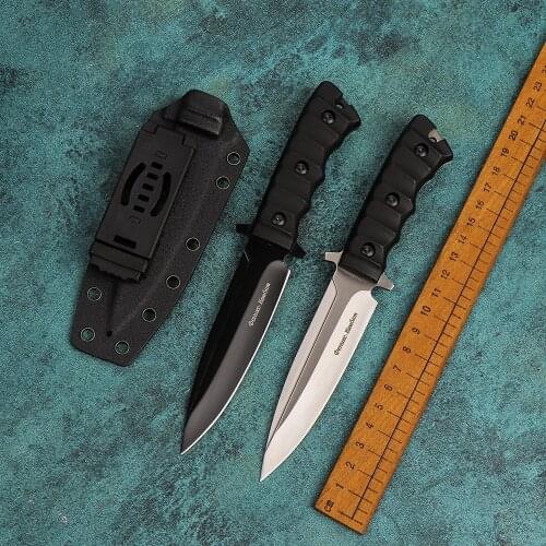 Fixed knife in the open air hunting knife in the open air self-defense tactics special forces fishing tool EDC