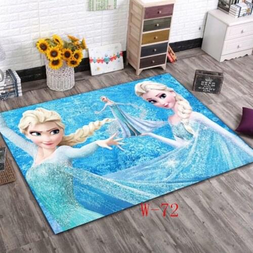Disney Frozen Elsa Rugs For Kids Children Bedroom Home Living Room Carpet Floor Mat Large Modern Cute door mats outdoor indoor