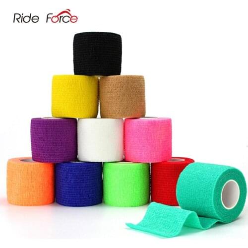 5CM*450CM Self Adhesive Elastic Bandage Non-woven Fabric Tape Protective Gear Knee Elbow Support Injury Pad