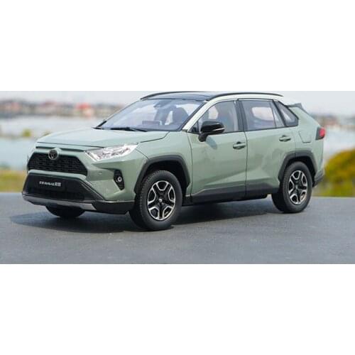 Diecast 1/64 RAV4 Alloy Car Model 2019 Simulation Boutique Collection Static Display Gift Boy Toy Off-road Toys for Boys