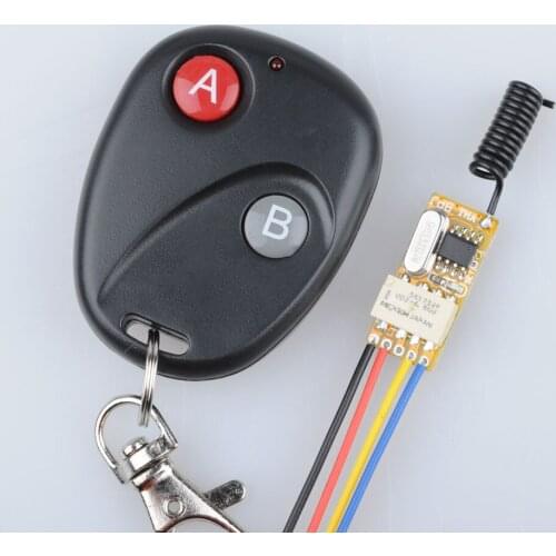 Micro Contact Remote Control Switch 3.7v 4.5v 5v 6v 7.4v 9v 12v 1A RF Switching Wireless Switch Designer manufacturer 100pcs/Lot