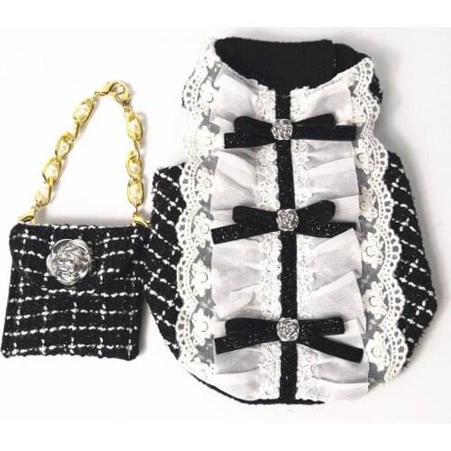 Cute Dog Dress Winter Pet Dog Clothes Cat Doggy Puppy Costume Chihuahua Yorkshire Poodle Pug French Bulldog Clothing Corgi Skirt