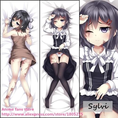 Anime Teaching Feeling Sylvi Cute Japanese Galgame Pillowcase Pillow Case Cover decorative Hugging Body Bedding