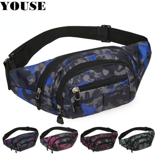 Male Tactical Waist Handbags for Men Fanny Pack Sports Belt Phone Case Traveling Mens Sling Summer Fashion Outdoor Recreation