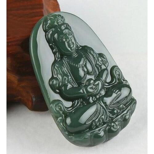 Natural The natural and authentic Tian Shi Guanyin pendant necklace fashion accessories for friends and family