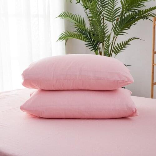 Bed Pillowcases Rectangle PC02 48*74cm Pillow Case Cotton Solid Bed Home Living Room Decorative Pillow Covers