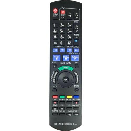 New Replacement For Panasonic Blu-ray Disc Recorder IR6 Remote Control Fit For N2QAYB000479 N2QAYB000475 DMRBW780GL DMR-BW780