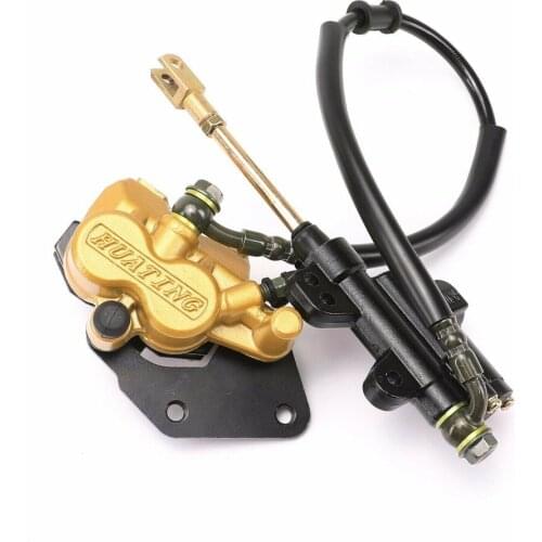 Rear Disc Brake Caliper Master Cylinder for Kawasaki 50cc 70cc 90cc 110cc 125cc Pit Bike with Hydraulic (oil) Brake Systems