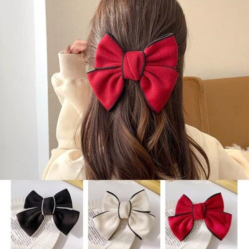 New Arrival Sweet Big Bows Headband Fabric Elastic Hair Bands Women Girls Hair Accessories Fashion Korean Hair Clip Accessories