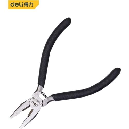 Deli Practical Mini Wire Stripper Pliers Nipper Tool Electrical Wire Cable Cutters Cutting Side Snips Flush Pliers Hand Tools