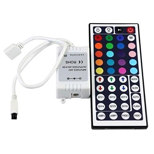 RGB IR Mini Remote Controller DC12V Controller For SMD3528 5050 LED RGB Strip Lights Mini Controller
