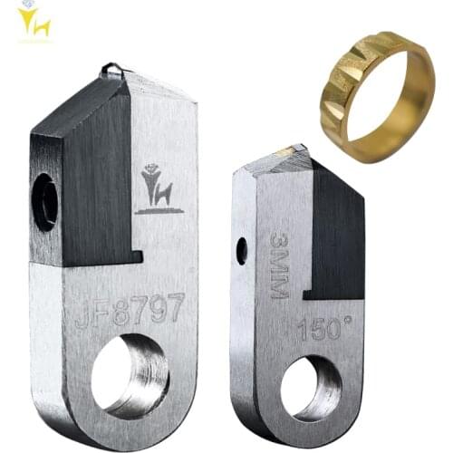 SZ Yuhe faceting machine tools milling cutter PCD flat 180 degree posalux diamond tools for gold silver