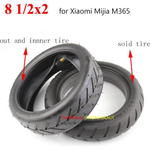 8 1/2x2 solid tire or inner and outer tire/tyre for Xiaomi Mijia M365 Electric Scooter Tires Tyres Pneumatic Tyre Accessories