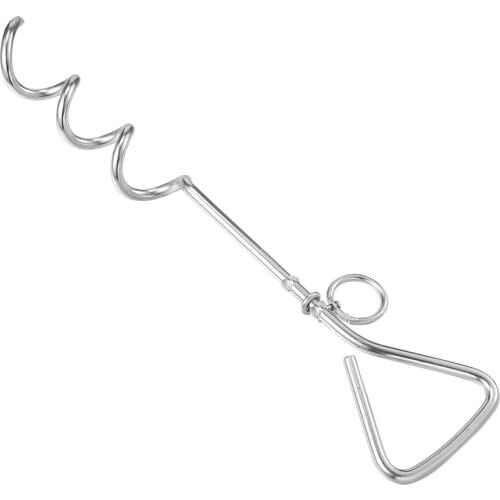 Balacoo Heavy Duty Ground Spiral Anchor Tie Out Stake Leash Anchor for Pet Dog