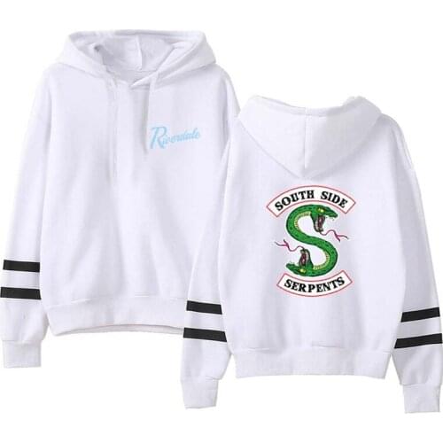 Riverdale Southside Serpents Harajuku Sweatshirt Hoodie Women South Side Serpents Snake Print Hoody Female Cosplay Costumes