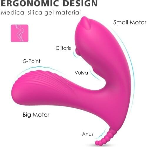 Adult Sex Toys For Women Couples Wearable Wireless Strapon Dildo Vibrator Lay On G Spot Vibrator Waterproof Clitoris Stimulator