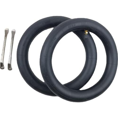 2pcs 10X2.0 straight nozzle inner tube + tire mounting tool butyl rubber inner tube Electric Scoote inner tube for scooter