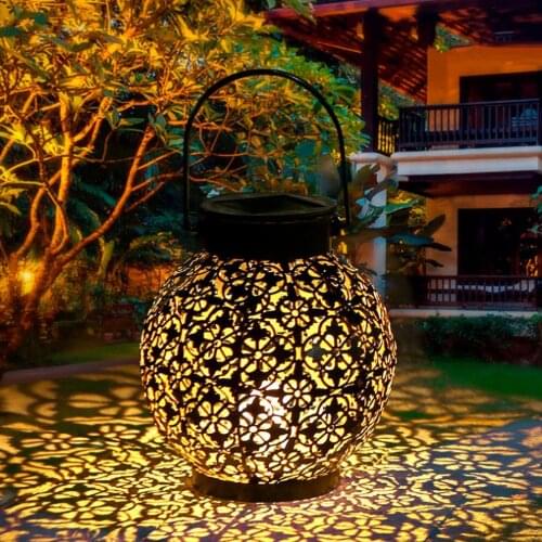 Waterproof Solar Lantern Outdoor Lighting Flickering Flame Shaped Light Landscape Light Ideal For Garden Or Yard