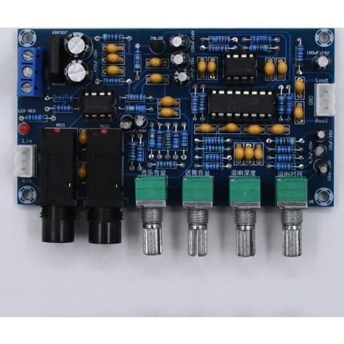 XH-M173 Microphone Amplifier Board Karaoke Reverberation Dual Double Power AC 6V 20V AC 12V Transformer