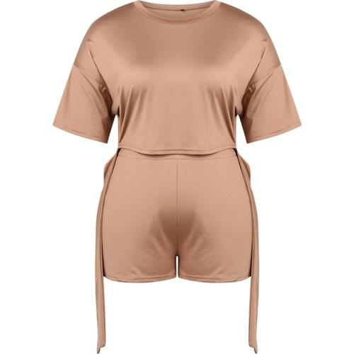 Women Two Piece Set Plus Size Sets Suit Shorts Top+Pant Suits 2 Piece Matching Sets vetement femme 2021 Clothing