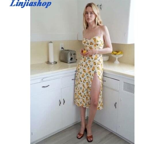 Fashion summer dress women slash neck sleeveless sashes zipper lining holiday beach floral print midi dress femme vestidos