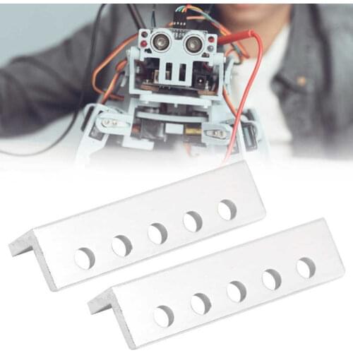 1 Pair L Shaped Beam 3103-0005-0048 5 Holes Aluminum Beam Bracket For Tetrixrobotics Robot