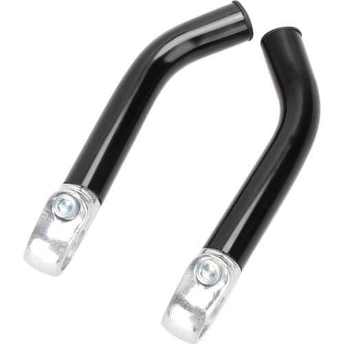1Pair Bike Rest Handlebar 15cm Aluminum Bicycle Bent Handlebar Ends for 22.2cm Riding Handlebar Ends Bicycle Sheep Horn Bar Ends