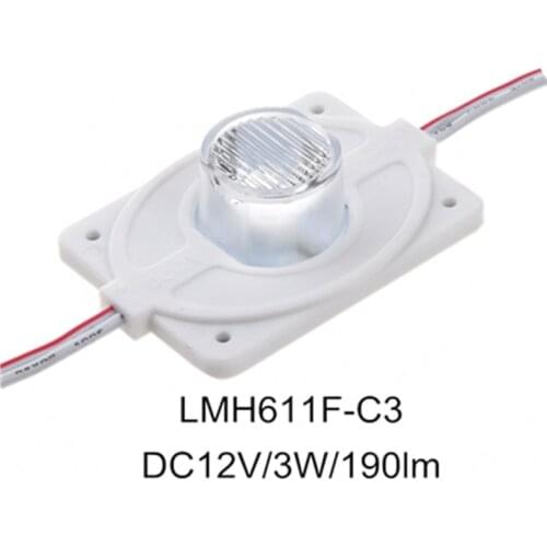 150pcs 3w High Power LED side Module with injection len warm white 3000k white 6000k Double-side Lightbox LOGO Letter backlight