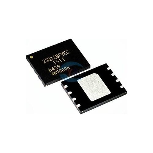 2pcs W25Q256FVEM W25Q128FVEG W25Q128FVEIG QFN-8 W25Q128 W25Q256 QFN In Stock