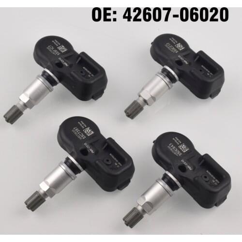 4 PCS Car Tire Pressure Monitor Sensor TPMS 4260706020 315 MHz for Toyota Lexus IS250 ES300h NX GS LS RC RX
