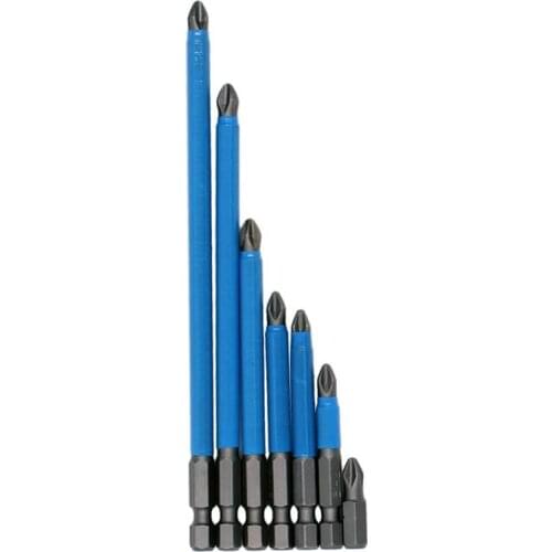 7Pcs Ph2 Anti Slip Electric Screwdriver Bit Set Bits Hex Shank Magnetic Bits 25mm 50mm 65mm 70mm 90mm 127mm 150mm