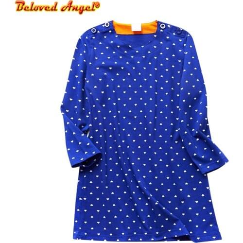 Brand New Autumn Toddler Girl Long Sleeve Dresses Christmas Dress Princess Costume Cotton Baby Clothes Kids Party Dress 3-8Y