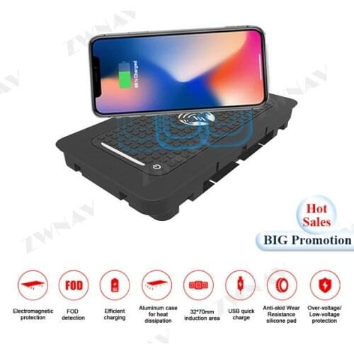 QI Car Wireless Charger Quick Charge For BMW X5/3series/7series 2019+ for Iphone XS for Huawei P30 Infrared Sensor Phone Holder