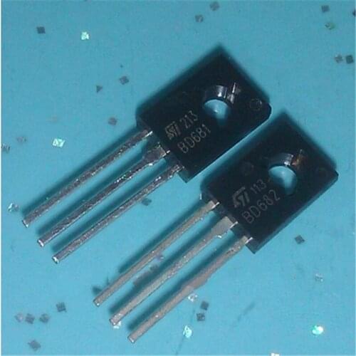 Free Ship 40PCS/LOT BD679 BD680 BD681 BD682 TO-126 4A 100V Darlington transistor 4Values*10pcs=40pcs new original