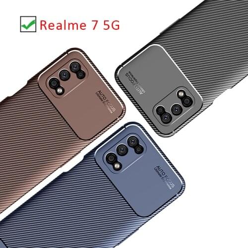 Case on realme 7 5g bumper cover for oppo realmi 75g realme7 realmi7 protective phone coque back bag silicone matte soft tpu 360