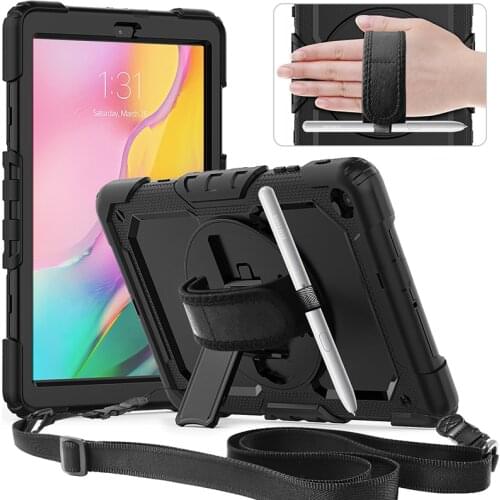 Funda for Galaxy Tab A 10 1 2019 Case T510 T515 SM-510 Rugged Shockpoof Cover with Pencil Holder for Galaxy SM-T510 SM-T515 Case