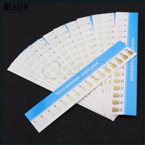 Dental whitening comparator shade guide color Teeth Whitening