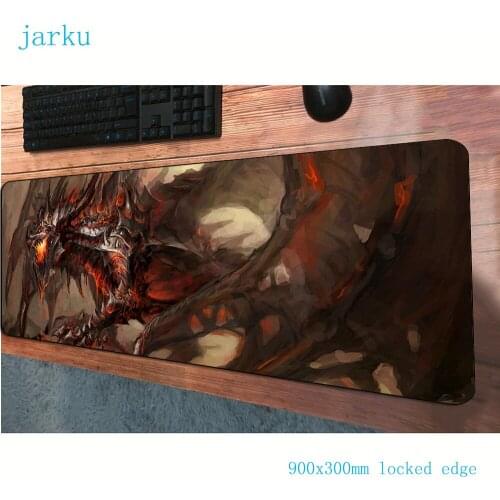 Battle of Azeroth pad mouse locked edge computer gamer mouse pad 900x300x3mm padmouse New arrival mousepad gadget office mats