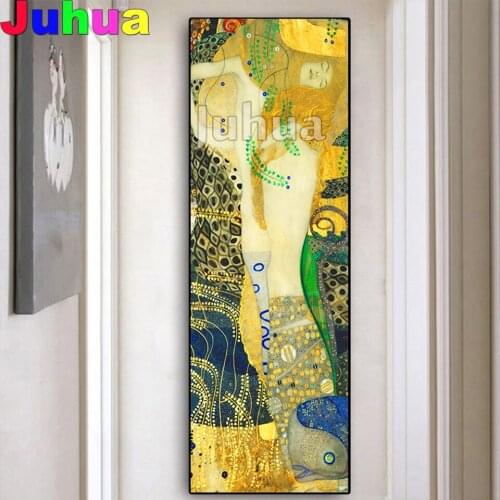 Classic Artist Gustav Klimt kiss Abstract Diamond Painting picture of rhinestone Emeroidery cross stitch diamond mosaic full dri