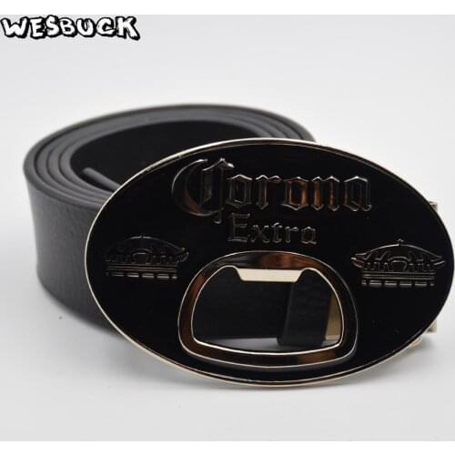 WesBuck Brand Bottle Operner Metal Belt Buckles Fashion Leisure Tool belt buckles