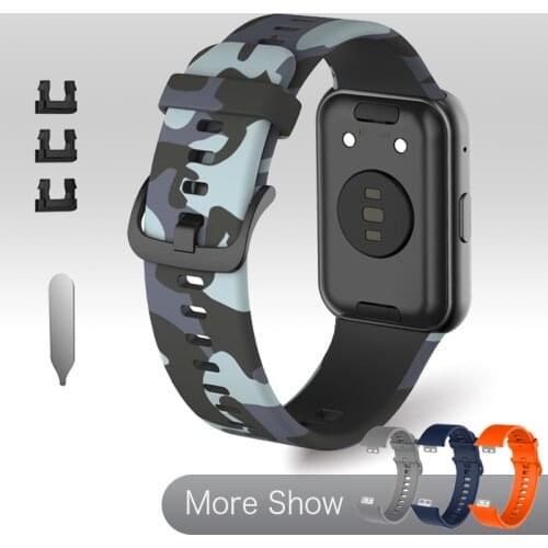 Soft Silicone Watch Band For Huawei Watch Fit Watchband Replacement Watch Fit Strap Sport tracker Bracelet Smartwatch Wrist Band