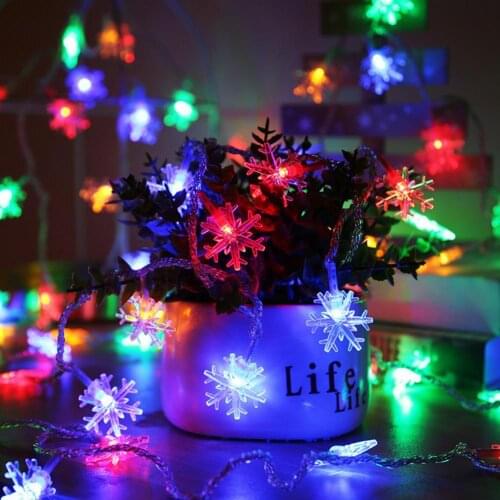 Shatterproof Lightweight Battery Powered Xmas Tree Fairy Lights for Home