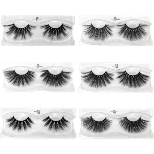 Wholesale 25mm lashes 20/30/40/50/100 pairs bulk mink eyelashes dramatic thick false eyelash fluffy long fake cilios cils makeup
