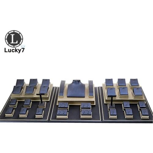 Counter Window Display Props Jewelry Display Set Necklace Display Stand Ring Holder Stud Earring Organizer Window Showcase