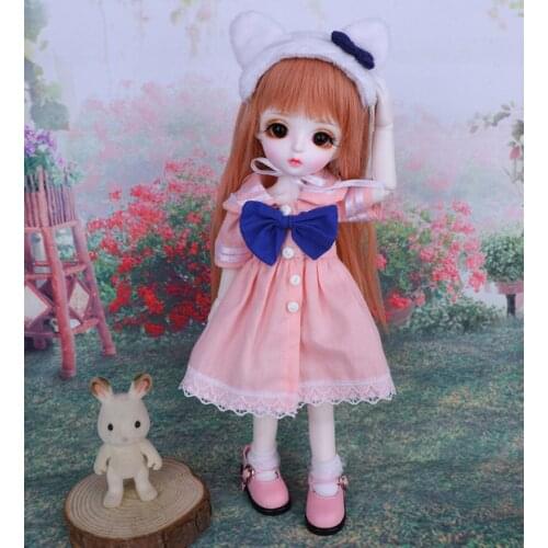 Full Set 1/6 BJD Doll BJD/SD Cute Miu Joints Resin Doll For Baby Girl Birthday New Year Gift Present Free Shipping