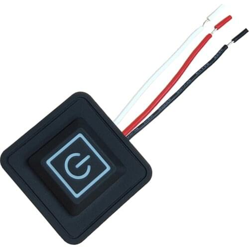 3.7~12V Heated Vest Pants Gloves Electirc Heating Waistband DIY Temperature Controller Rheostat Switch Silicone Button Switch